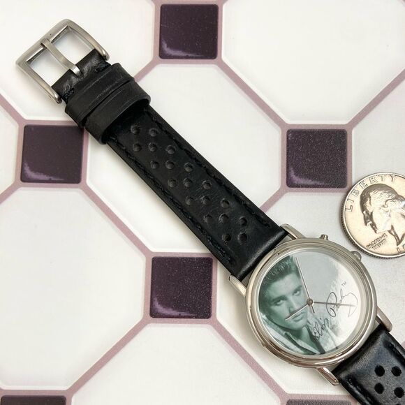 Vintage 2001 Valdawn x EPE Elvis Presley Musical Watch Plays “Love Me Tender” - Picture 16 of 16